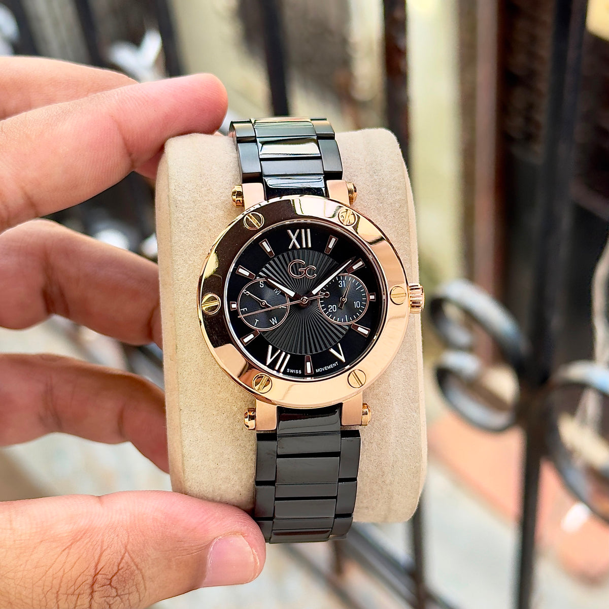 GC AURA SERIES – ELEGANT BLACK & ROSEGOLD LUXURY FOR WOMEN_S_L8