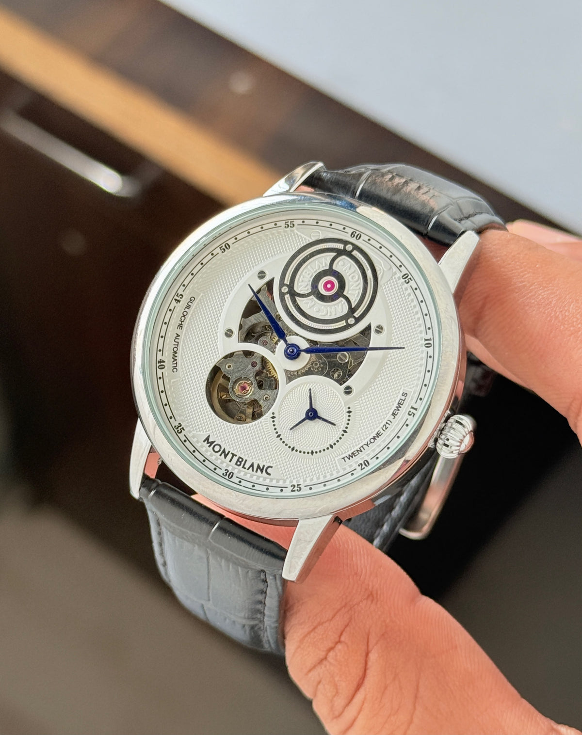 MONTBLANC Tourbillon Premium Collection Now in leather strap❤️_S6