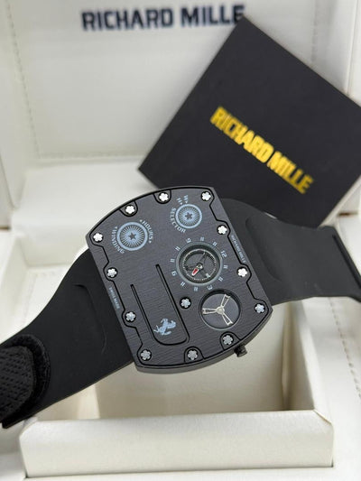 Ric@rd Mille RM UP-01 Ferrari Ultra-Thin – Limited Edition Titanium - Full Black_J14