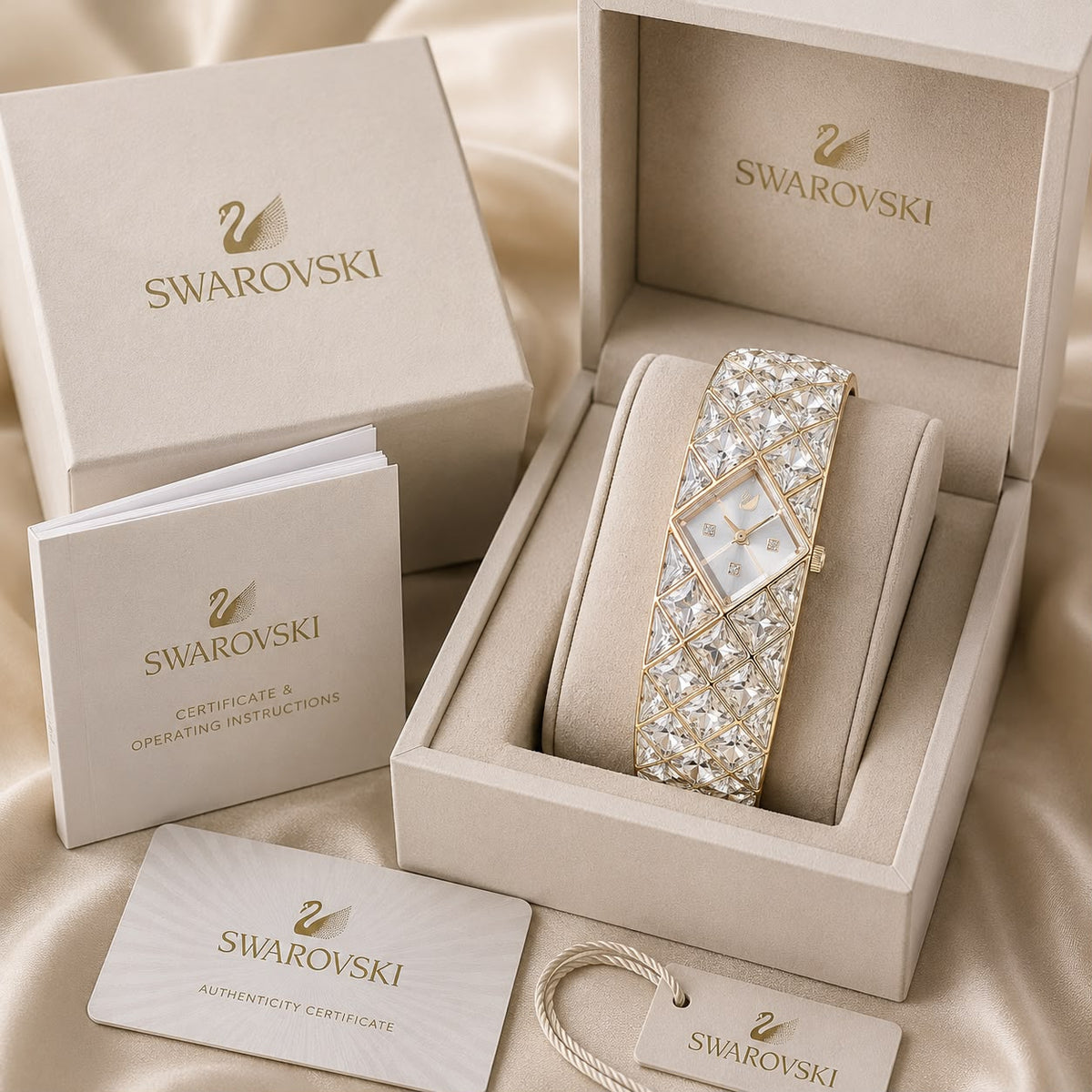 @SWAROVSKI CURIOSA CRYSTAL BANGLE – GLAMOUR EDITION_s_L1