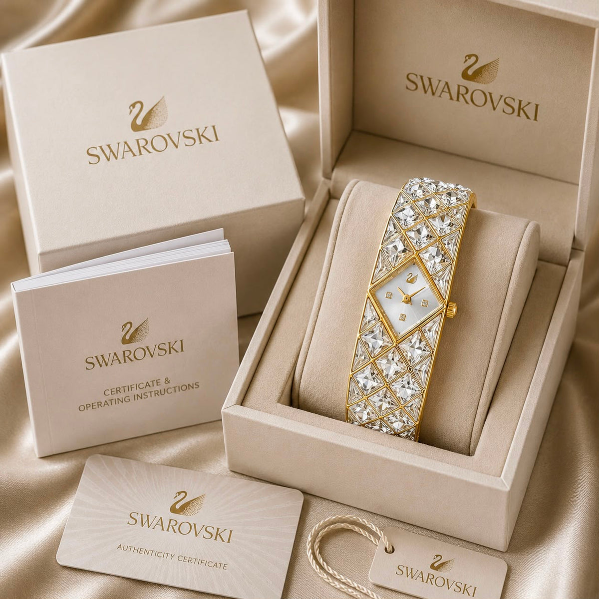 @SWAROVSKI CURIOSA CRYSTAL BANGLE – GLAMOUR EDITION_s_L1