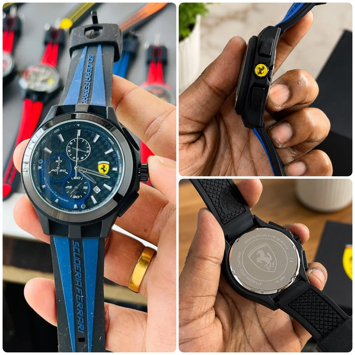 Ferrar_i Chronograph Black Blue_S1