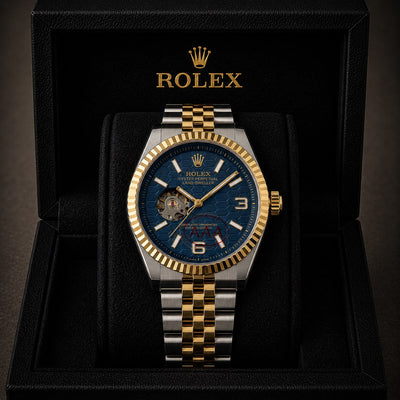 R@olex Luxury Green Dial Automatic Watch_S9