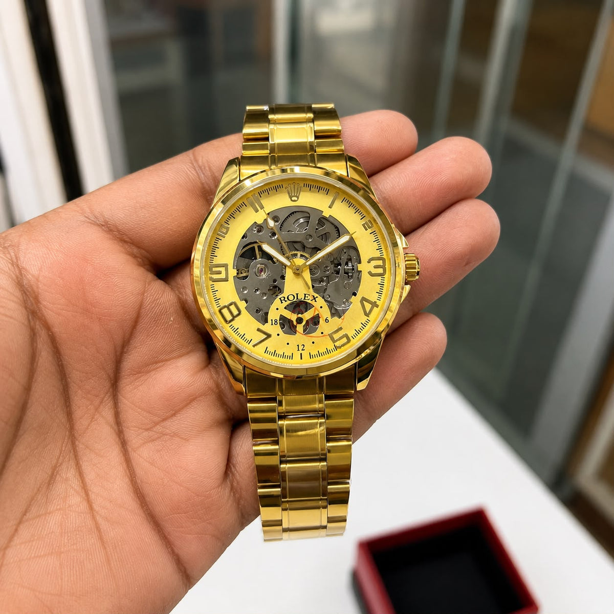 ⌚ Ro_lex automatic Skeleton Gold Edition_S15