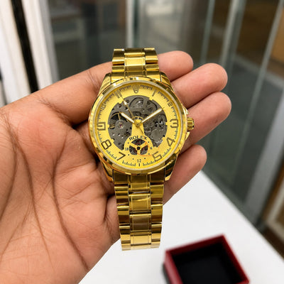 ⌚ Ro_lex automatic Skeleton Gold Edition_S15