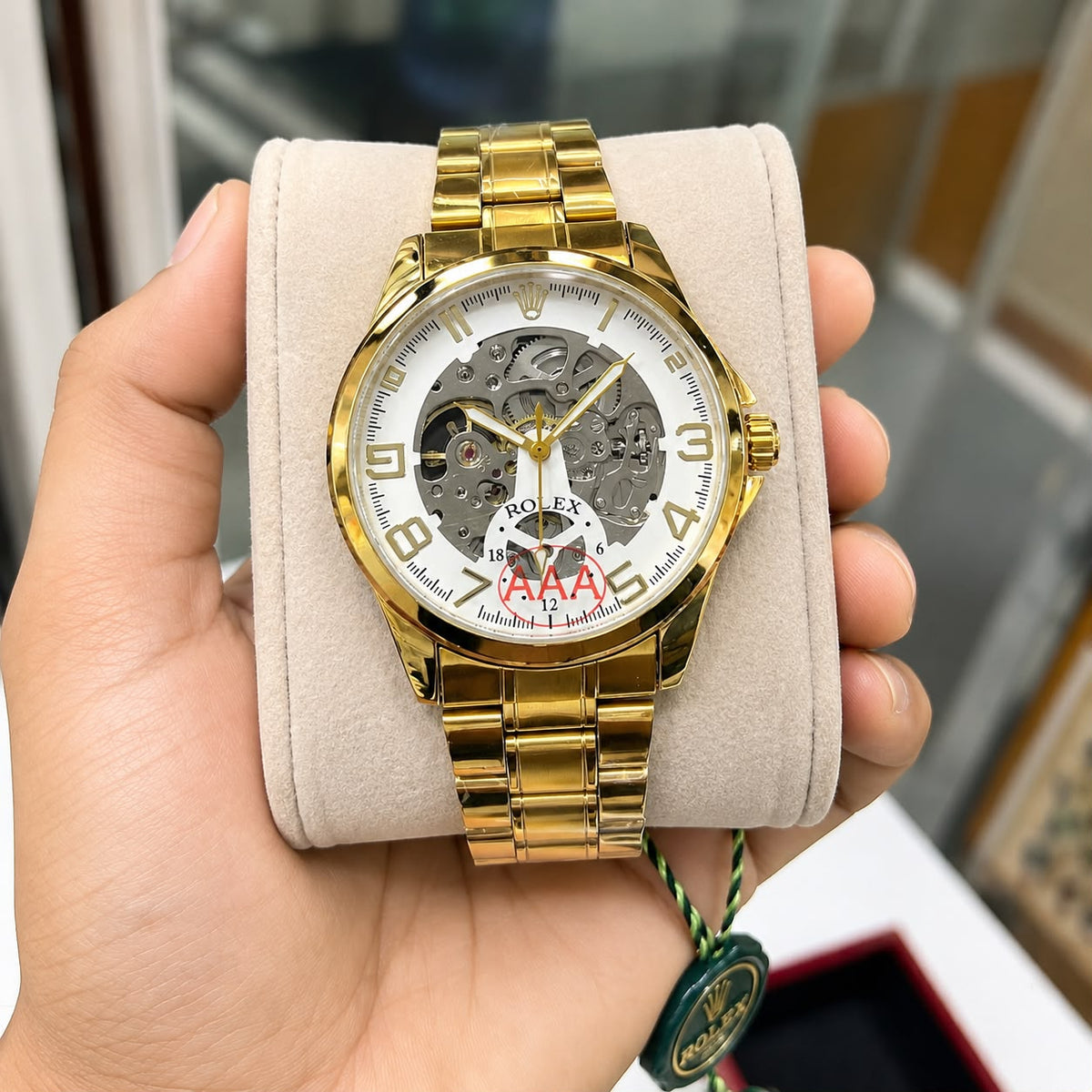 ⌚ Ro_lex automatic Skeleton Gold Edition_S15