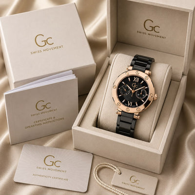 GC AURA SERIES – ELEGANT BLACK & ROSEGOLD LUXURY FOR WOMEN_S_L8