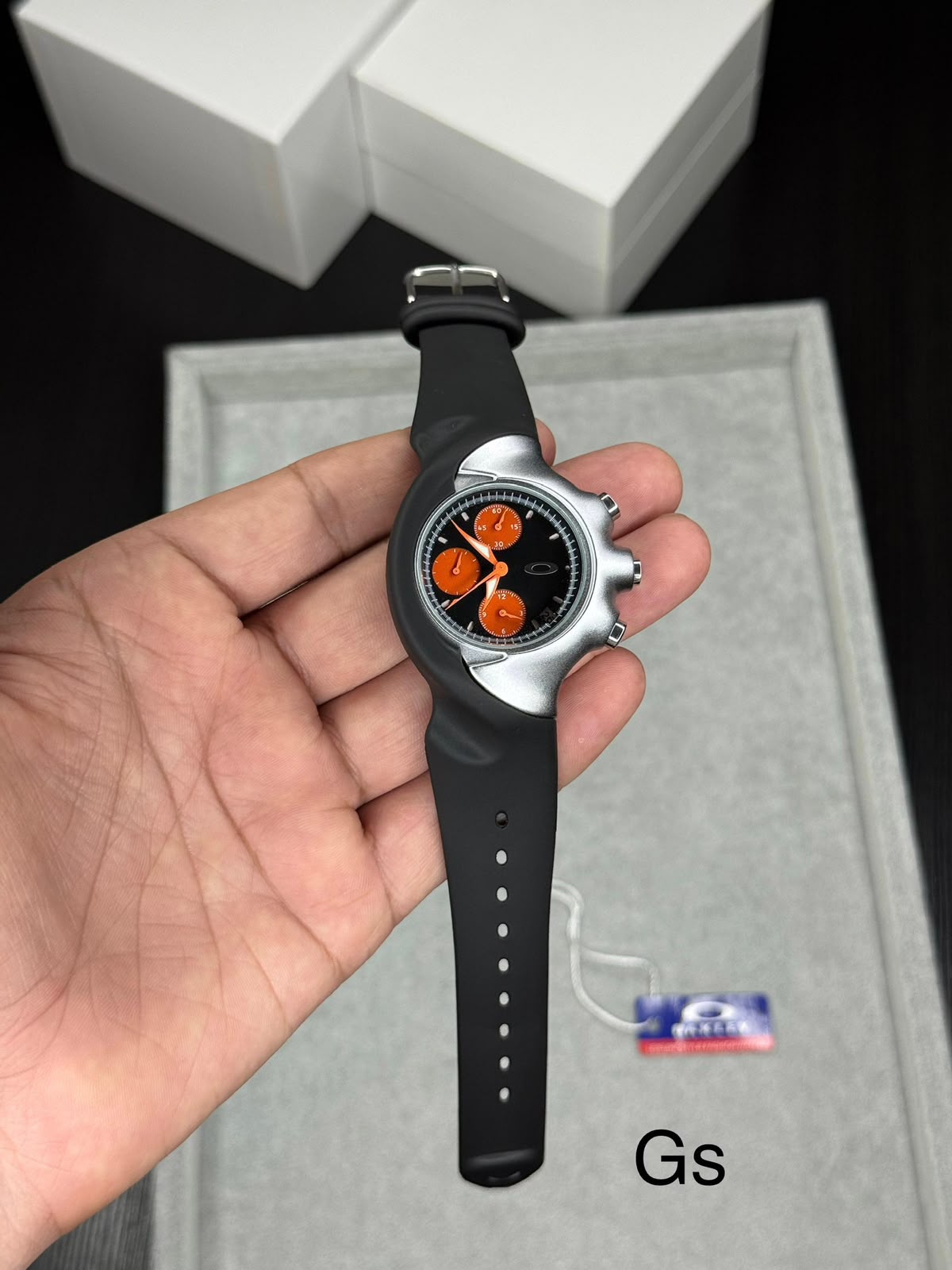 Oakley Detonator SilverEdge Chronograph Watch_G2