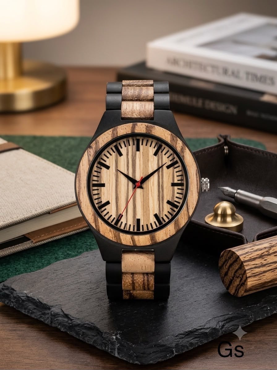 BambooCraft Luxury Wooden Men’s Watch_G5