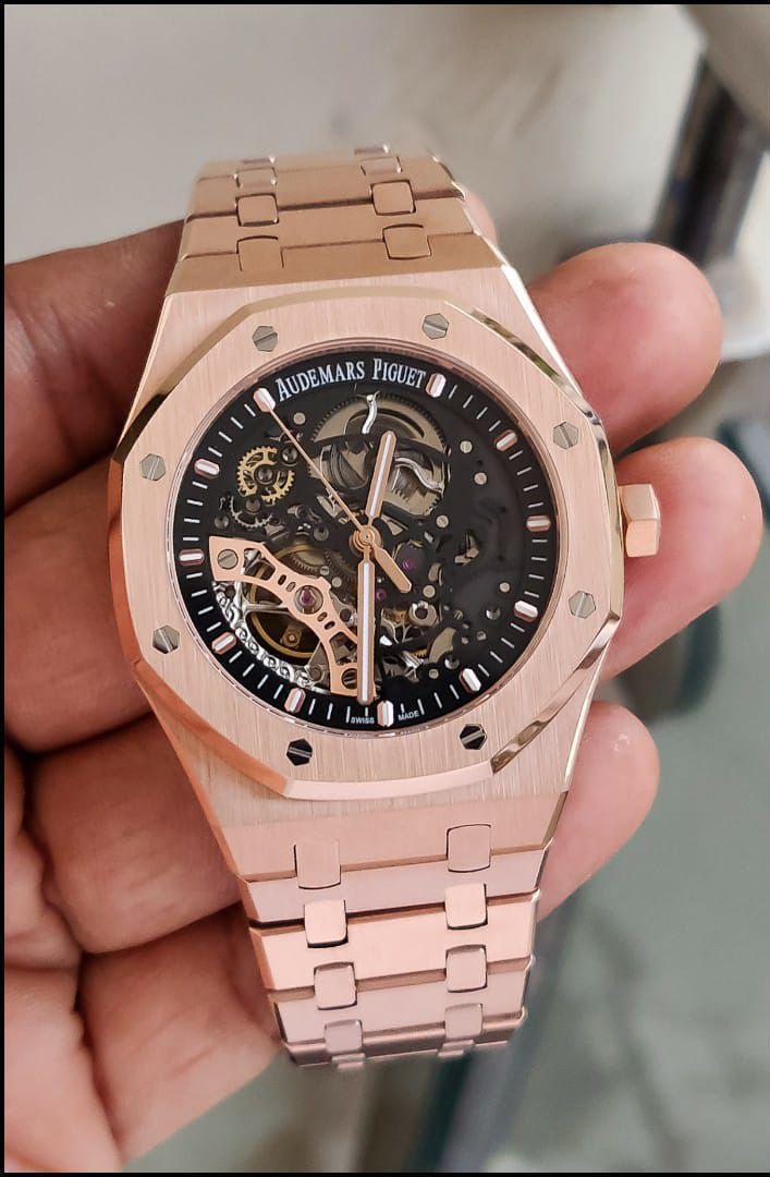 Au_emars Piguet Royal Oak Double Balance Wheel Openworked - Rose Gold_J11