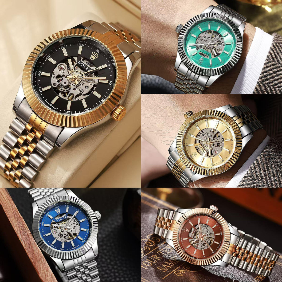 R_olex Tiffany blue dial giving an elite design for your wrist. _F3✅