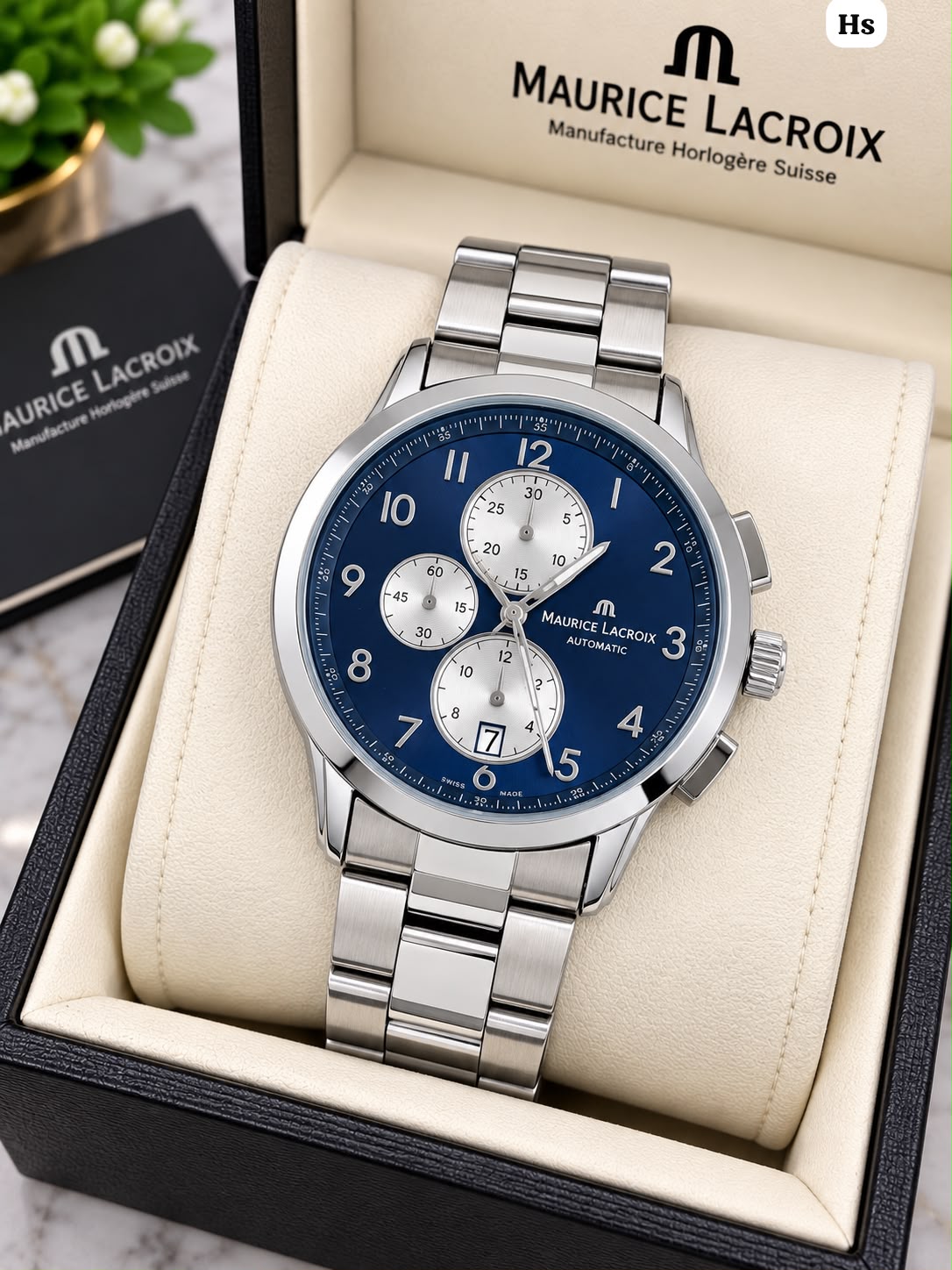 Maurice Lacroix Men’s Luxury Chronograph Watch_S32
