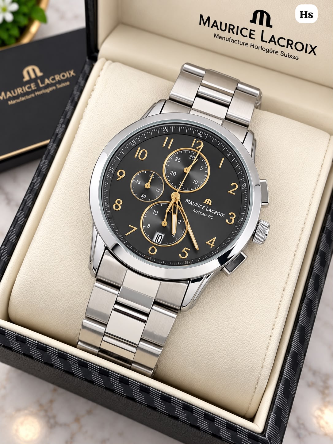 Maurice Lacroix Men’s Luxury Chronograph Watch_S32