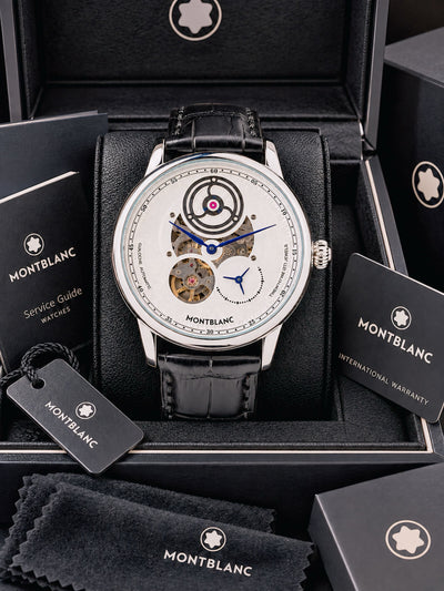 MONTBLANC Tourbillon Premium Collection Now in leather strap❤️_S6