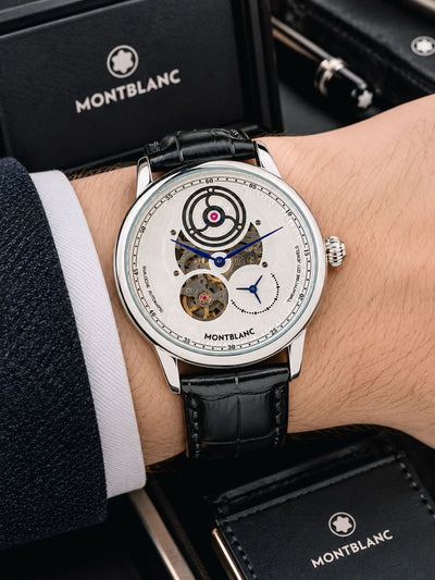 MONTBLANC Tourbillon Premium Collection Now in leather strap❤️_S6