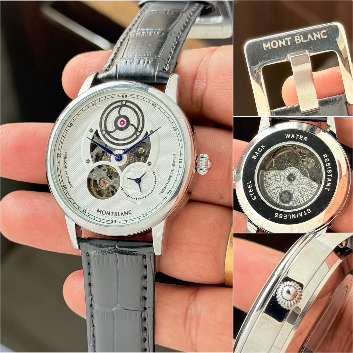 MONTBLANC Tourbillon Premium Collection Now in leather strap❤️_S6
