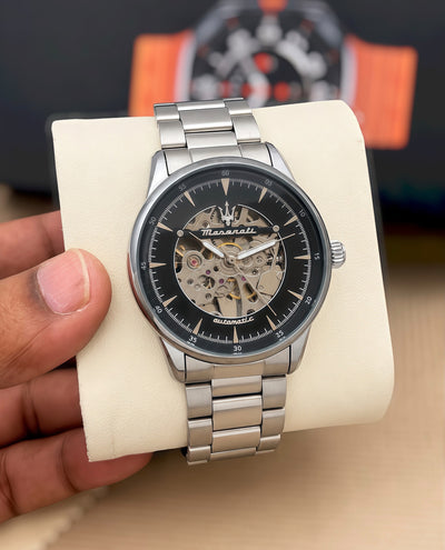 Luxury Automatic Mechanical Men’s Watch – Premium Stainless Steel Self-Winding Watch_S4