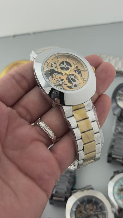 R@olex Luxury Green Dial Automatic Watch_S9