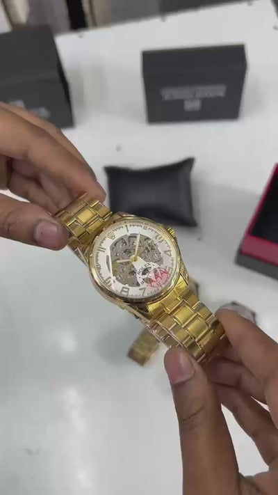 ⌚ Ro_lex automatic Skeleton Gold Edition_S15