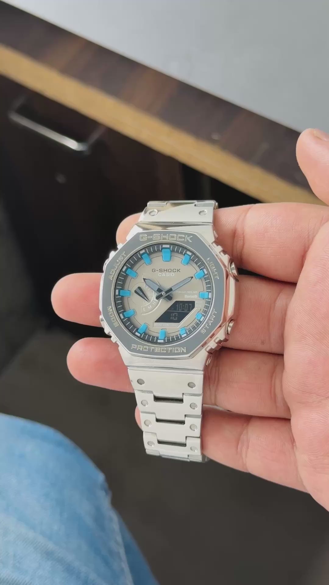 Load video: G-SHOCK GM-B2100D ALL WORKING WITH AUTO-LIGHT_S23