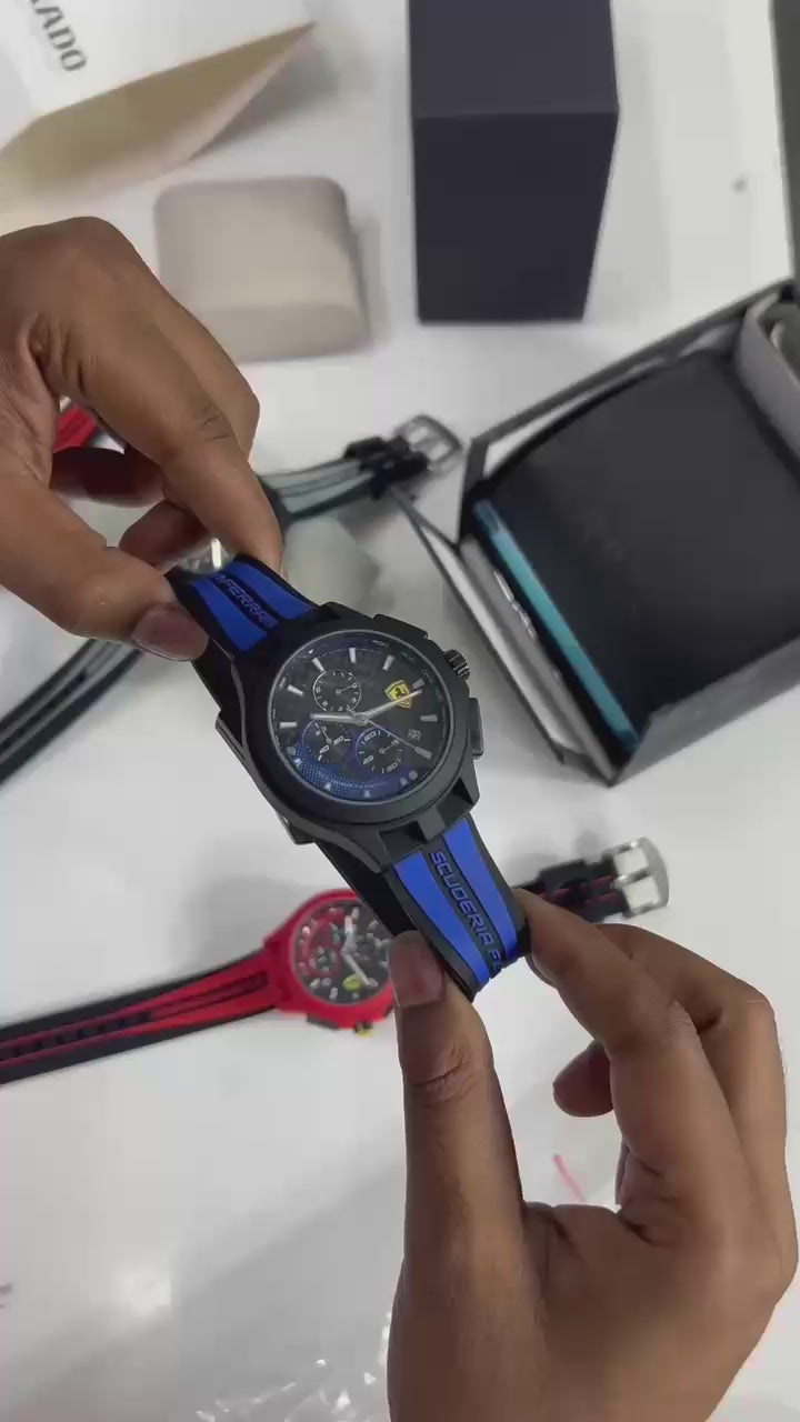 Ferrar_i Chronograph Black Blue_S1