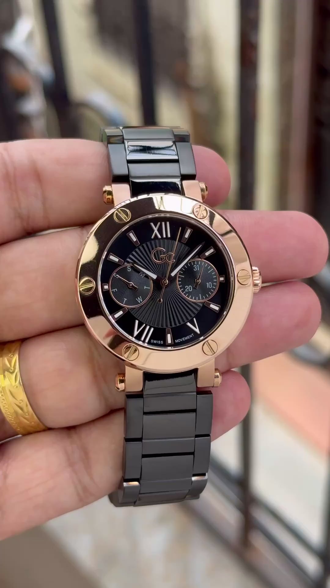 GC AURA SERIES – ELEGANT BLACK & ROSEGOLD LUXURY FOR WOMEN_S_L8